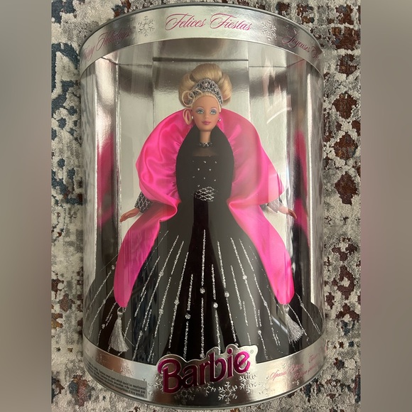 Mattel Special Edition Happy Holidays 1998 Barbie Doll Crystalline Gown - Picture 1 of 8